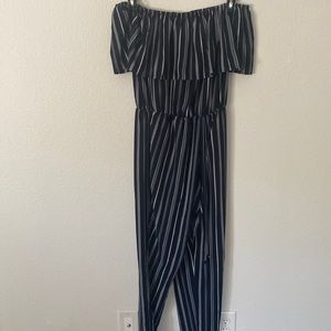 Entro Off-Shoulder Jumpsuit Romper